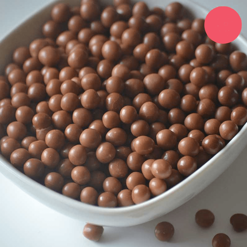 Esferas Crocantes de Chocolate Leite, 4 mm, 250 Gr.